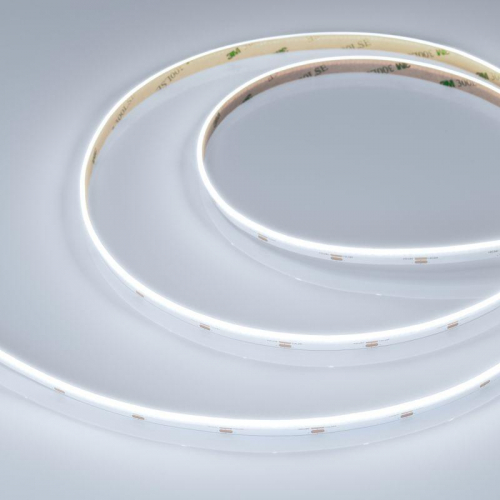 Лента светодиодная COB-S-X480-8mm 24V White 6000К 6Вт/м IP20 боков. свечение (уп.5м) Arlight 046901