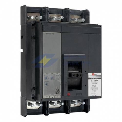 Выключатель автоматический 3п 1250/1250А 50кА ВА-99C Compact NS PROxima EKF mccb99C-1250-1250