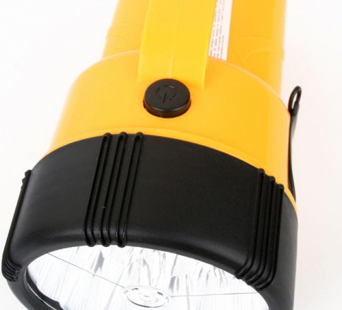 Фонарь аккумуляторный LED29314 19LED аккум. 4В 2.3А.ч 220В желт. Camelion 10471 фото 6