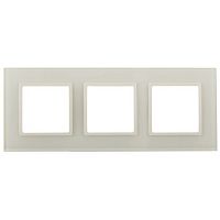 Рамка 3-м Elegance 14-5103-02 стекло слон. кость Эра Б0059171