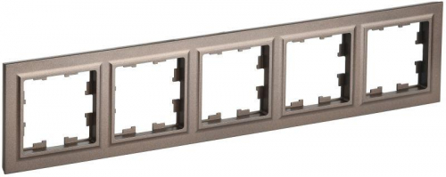 Рамка 5-м BRITE РУ-5-БрТБ бр. IEK BR-M52-K45 Рамка 5-м BRITE РУ-5-БрТБ бр. IEK BR-M52-K45