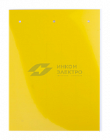 Табличка полужесткая установка в держатель для маркировки мод. оборудования ПВХ-0.5 желт. DKC TAS10715Y