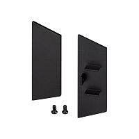 Заглушка WALL-2575 BLACK глухая металл (комплект) Arlight 052361