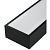 Светильник светодиодный Geometria Block SPO-114-B-40K-036 36Вт 4000К 2800Лм IP40 1200х130х50мм драйвер внутри подвесной черн. Эра Б0058861