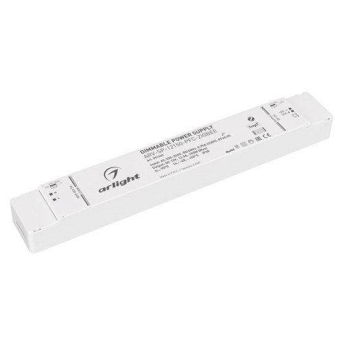 Блок питания ARV-SP-12150-PFC-ZIGBEE 12В 12.5А 150Вт IP20 пластик Arlight 051065