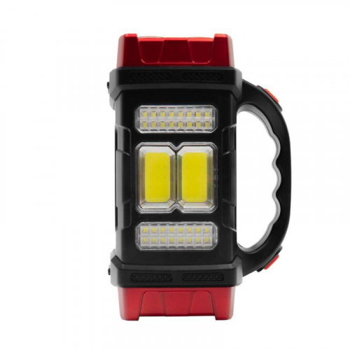 Фонарь аккумуляторный LED38101 40LED+2COB 4 реж. Type-C PowerBank пластик коробка черн./малин. Ultraflash 15951 фото 3