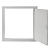 Люк ревизионный 300х300 металл Basic EKF lm-300x300