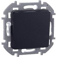 Переключатель 1-кл. Inspiria 10А IP20 250В 10AX механизм антрацит IEK 673653