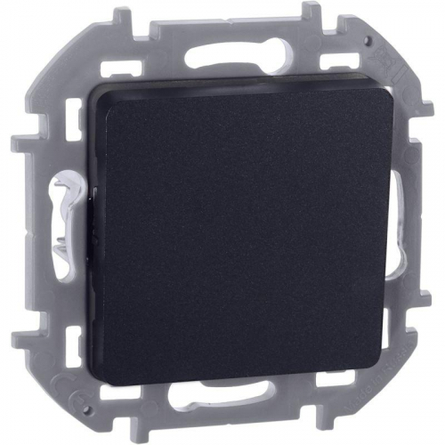 Переключатель 1-кл. Inspiria 10А IP20 250В 10AX механизм антрацит IEK 673653
