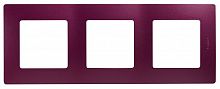 Рамка 3-м СП Etika IP20 сливовый IEK 672563