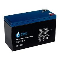 Батарея аккумуляторная HM-12-9 свинцово-кислотная 12В/9А.ч ПарусЭлектро HM-12-9