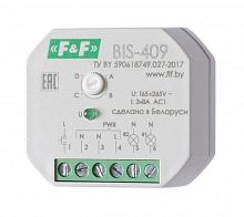 Реле импульсное BIS-409 (4 функции; управление двумя нагрузками; для установки в монтаж. коробку d60мм) F&F EA01.005.009