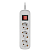 Удлинитель 3х10м с заземл. 16А IP20 GREEN LINE UDL-16-3100-ES ПВС 3х1 с выкл. Эра Б0065040