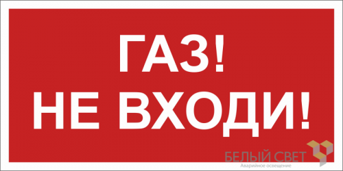 Знак безопасности BL-2010B.F23"Газ-не входи" Белый свет a17800 Знак безопасности BL-2010B.F23"Газ-не входи" Белый свет a17800