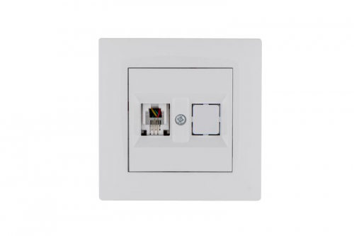 Розетка компьютерная CAT 5+гнездо Karea RIZZ бел. Makel 88001035 Розетка компьютерная CAT 5+гнездо Karea RIZZ бел. Makel 88001035