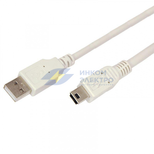 Шнур mini USB (male) - USB-A (male) 3м Rexant 18-1136
