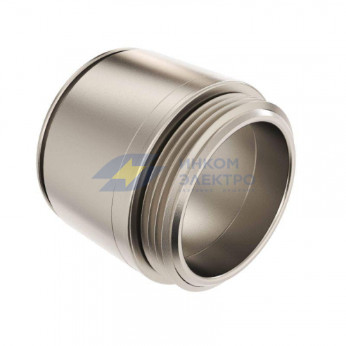 Муфта труба-коробка d63мм IP66/IP67 М63х1.5 никелир. латунь DKC 6111-A63N фото 3