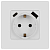Розетка Эра12 12-4108-01М 16А 250В 2P+E с USB type-A+C 5В-3А защ. шторки бел. матов. Эра Б0067711