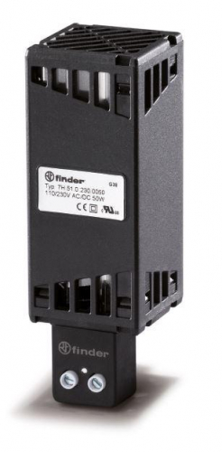 Электронагреватель щитовой 110…250В AC/DC 50Вт уст. на рейку 35мм IP20 FINDER 7H5102300050 Электронагреватель щитовой 110…250В AC/DC 50Вт уст. на рейку 35мм IP20 FINDER 7H5102300050