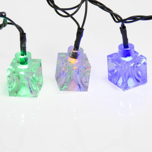 Гирлянда светодиодная "Кубики" 2.8м 20LED мультиколор 2Вт IP20 с контроллером 8 режимов Neon-Night 303-061 фото 6