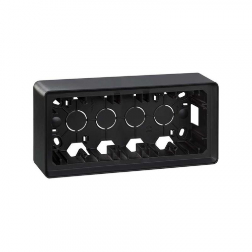 Коробка наружной установки на 3 поста графит Simon82 Detail 8200770-038