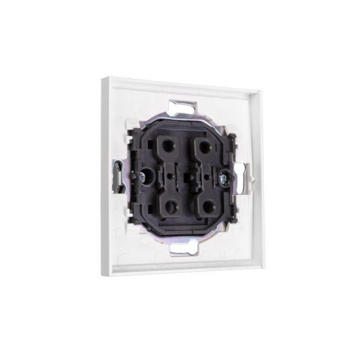 Переключатель проходной 2-кл. СП STRONG 10А жемчуг Kranz KR-78-0709-4 фото 6