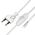 Шнур сетевой 1.8м с выкл. бел. без розетки 2.5A-220V REXANT 11-1115