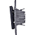 Переключатель 1-кл. Inspiria 10А IP20 250В 10AX механизм антрацит IEK 673653