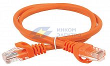 Патч-корд кат.6 UTP PVC 10м оранж. ITK PC07-C6U-10M