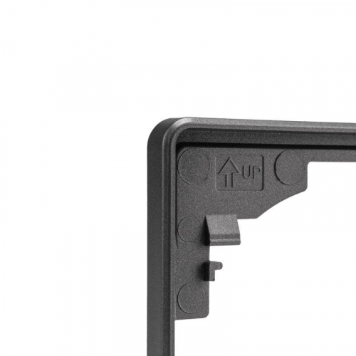 Рамка 2-м ROUND MIELE титан Kranz KR-78-0752-2 фото 2
