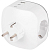 Разветвитель 3-м SP-3e-3USBAC-W + 3 USB A+C с заземл. со шторками 16А бел. Эра Б0069081