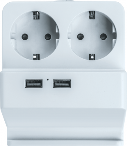 Удлинитель 2х1.5м с заземл. 16А IP20 61 457 NPE-USB03-02-150-E-3х1 2хUSB 2.1А Navigator 61457 фото 2