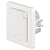 Розетка 1-м СП Style 7-209-01 16А IP44 250В 2P+E Schuko защ. шторки с крышкой бел. Intro Б0060645