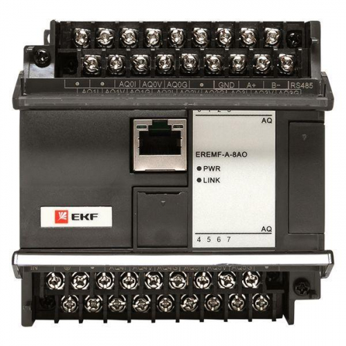 Модуль аналогового вывода EREMF 8 PRO-Logic (без поверки) EKF EREMF-A-8AO фото 9