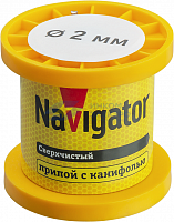 Припой 93 081 NEM-Pos02-63K-2-K50 (ПОС-63; катушка; 2мм; 50 г) Navigator 93081