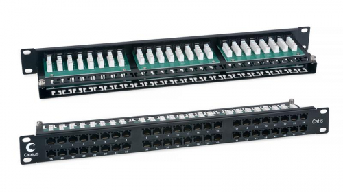Патч-панель 19дюйм 1U 48 портов RJ45 кат.6 Dual IDC PLHD-48-Cat.6-Dual IDC-1U высокой плотности Cabeus 7777c Патч-панель 19дюйм 1U 48 портов RJ45 кат.6 Dual IDC PLHD-48-Cat.6-Dual IDC-1U высокой плотности Cabeus 7777c