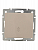 Переключатель проходной 1-кл. СП Rain IP20 механизм крем. LEZARD 703-0388-105