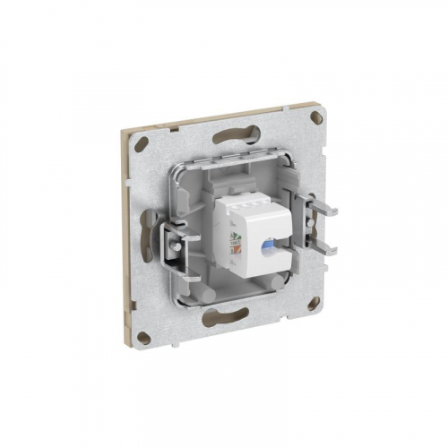 Розетка компьютерная 1-м KANT RJ45 кат.5E без шторки ванильн. марципан DKC 7015663 фото 5 Розетка компьютерная 1-м KANT RJ45 кат.5E без шторки ванильн. марципан DKC 7015663 фото 5