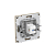 Розетка компьютерная 1-м KANT RJ45 кат.5E без шторки ванильн. марципан DKC 7015663