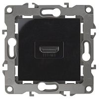 Розетка 12-3114-06 HDMI черн. ЭРА Б0027486