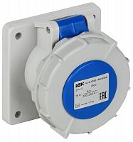 Розетка встраиваемая прямая ССИ-6132 16А 3п 2P+PE 6ч 220В IP67 IEK PSR61-016-3-0-67