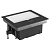 Люк MultiDesk MDK10 на 8мод. IP40 с монтажной коробкой для фальшпола SE MDK10108