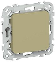 Заглушка СП FLITE ЗГ-ФлО с суппортом механизм олив. IEK FI-PL10-K26