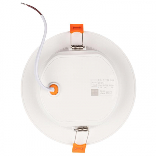 Светильник светодиодный PLED DL7 12Вт 6500К IP54 1020лм WH встраив. бел. Pro JazzWay 5069084 фото 3 Светильник светодиодный PLED DL7 WH 12Вт 6500К IP54 1020лм встраив. бел. JazzWay 5069084 фото 3