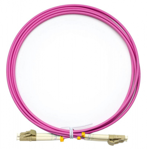 Шнур оптический FOP-50-OM4-LC-LC-2m duplex LC-LC50/125mm OM4 2м LSZH Cabeus 9102c