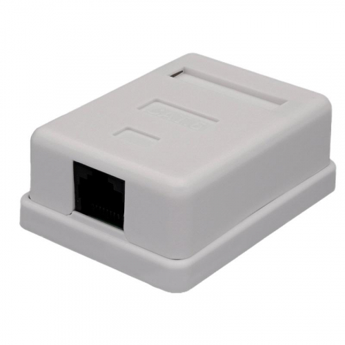 Розетка компьютерная 8P8C RJ-45 UTP кат.6 1 порт (DIY) SUPRLAN 10-0355-1 Розетка компьютерная 8P8C RJ-45 UTP кат.6 1 порт (DIY) SUPRLAN 10-0355-1