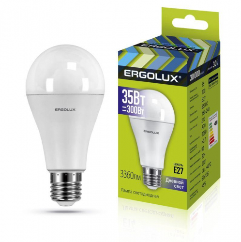 Лампа светодиодная LED-A70-35W-E27-6K ЛОН 35Вт E27 6500К 180-240В Ergolux 14232 Лампа светодиодная LED-A70-35W-E27-6K ЛОН 35Вт E27 6500К 180-240В Ergolux 14232