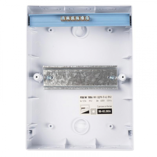 Бокс модульный накладной PDB/W 1006 WH (ЩРН-П- 6) IP41 пластик. Pro JazzWay 5071650 фото 8 Бокс модульный накладной PDB/W 1006 WH (ЩРН-П- 6) IP41 пластик. JazzWay 5071650 фото 8