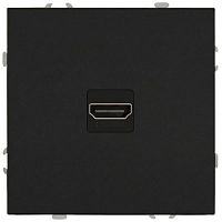 Розетка HDMI СП Galaxy 16А IP20 250В антрацит Эра Б0070798