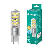 Лампа светодиодная LED6-G9-NF/845/G9 6Вт капсульная прозрачная 4500К бел. G9 220-240В Camelion 13707